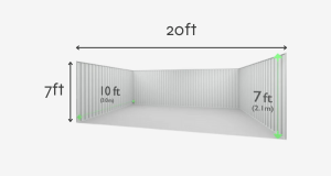 200 sq ft